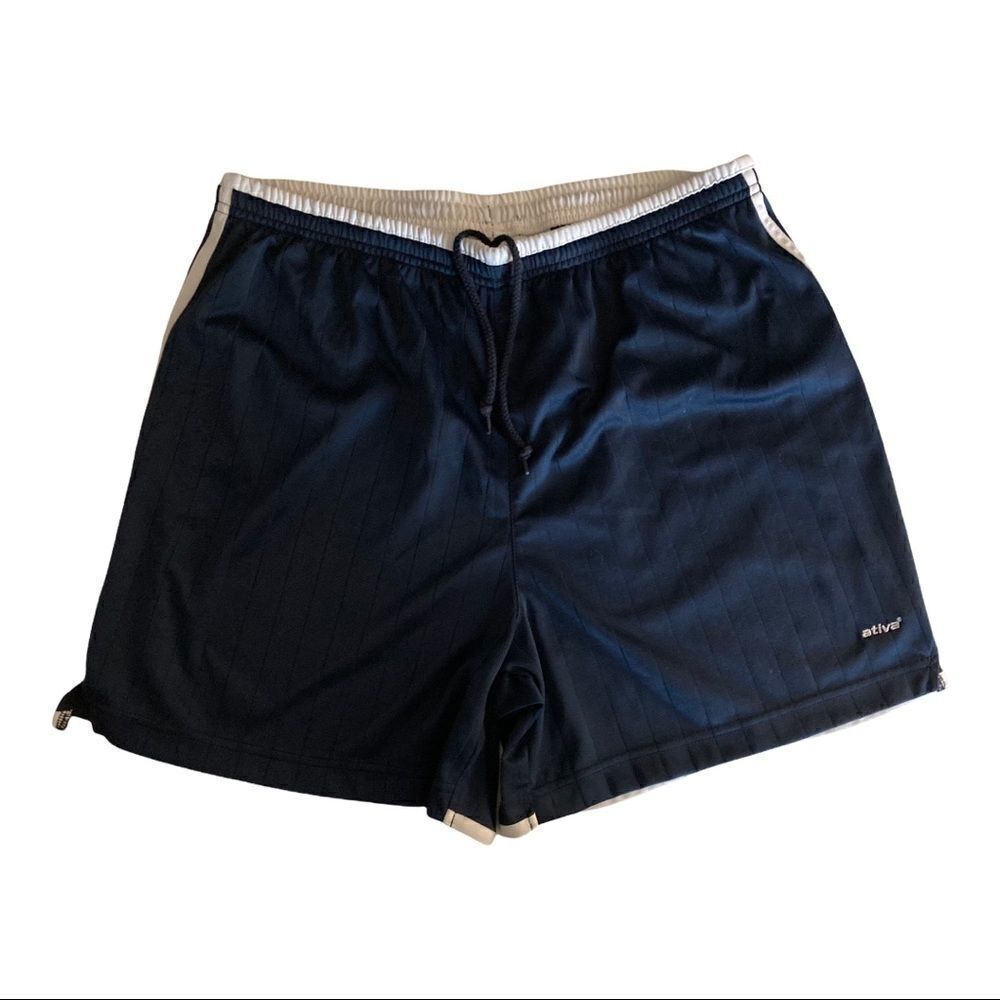 ‎ATIVA, Women’s Athletic shorts, Sz L, Blue &white